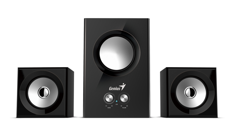 جينيوس مضخم صوت Sw-2.1 370 Rocket Subwoofer 8 واط أسود